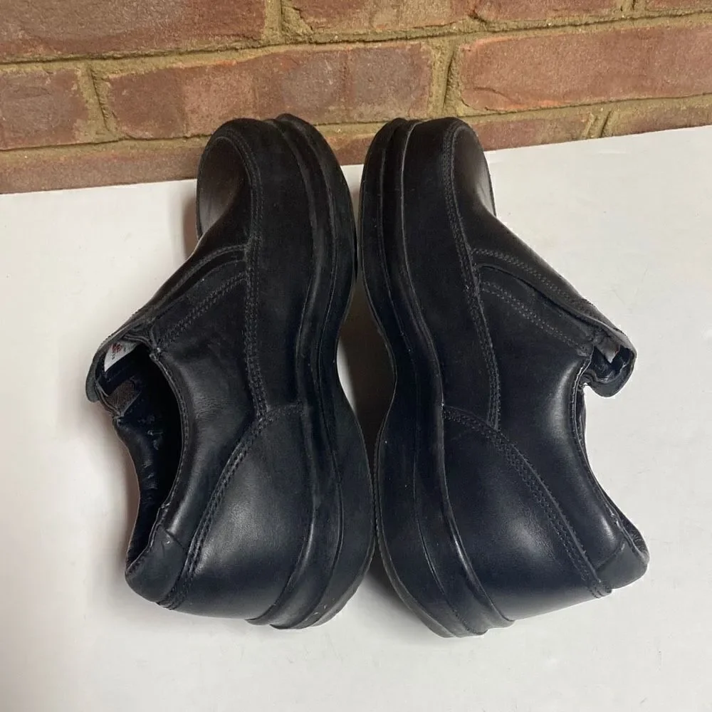 RED WING Steel Toe Slip-On Electrical Hazard Black Leather Loafer 6646 Size 7.5